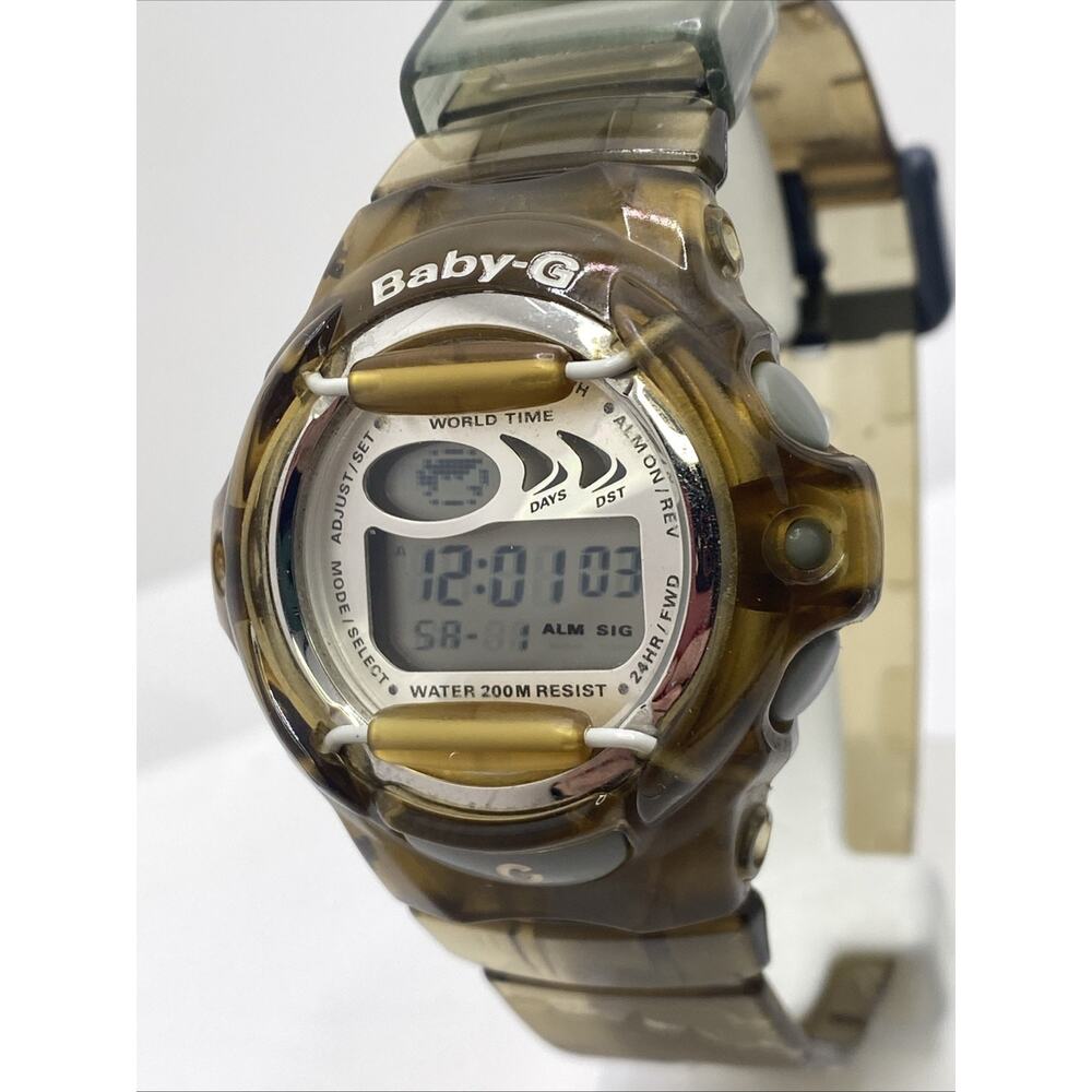 Casio Baby G Shock Watch Works New Battery